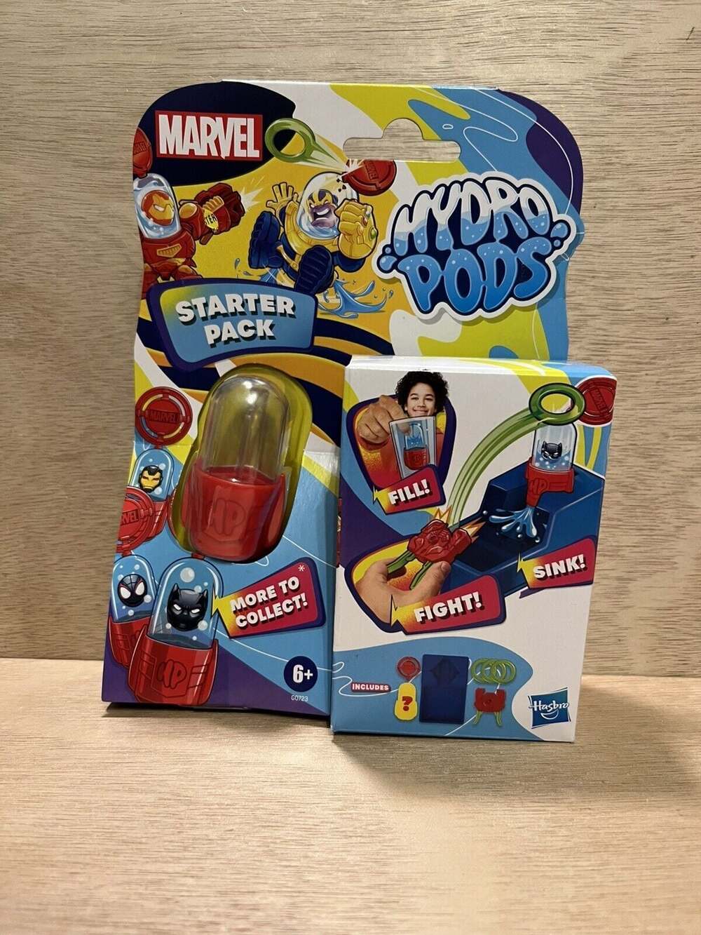 Marvel Hydro Pods Starter Pack Hasbro Water Battle Toy New